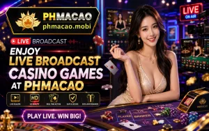 Enjoy Live Broadcast Casino Games at PHMACAO